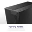 NZXT H7 Flow 2024 - Mid-تاور ATX Airflow جراب - Includes Pre-Installed 3 x 120mm Fans - Supports Bottom Fans for Dedicated GPU تبريد - Cable Management - أسود, 6 image