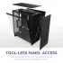 NZXT H7 Flow 2024 - Mid-تاور ATX Airflow جراب - Includes Pre-Installed 3 x 120mm Fans - Supports Bottom Fans for Dedicated GPU تبريد - Cable Management - أسود